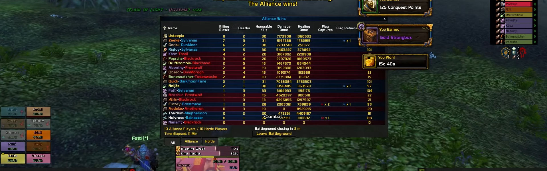 Ret Paladin in PvP Battleground WoD Season III