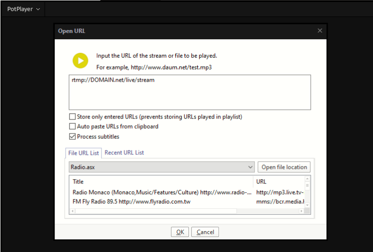 link to video player