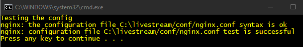 nginx testbat